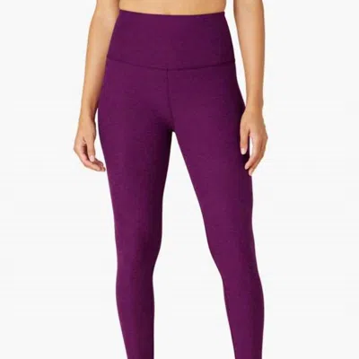 Beyond Yoga Spacedye High Waist Legging In Aubergine Beet In Purple