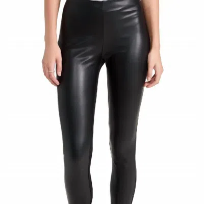 Wolford Jo Vegan Leather High Rise Cropped Legging In Black