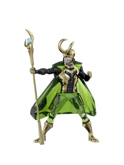 Swarovski Marvel Loki Crystal Figurine In Green