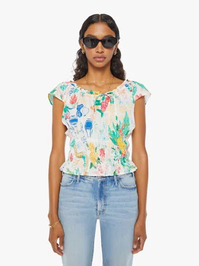 Mother The S/s Doll Face Painted Ladies Shirt In Multi