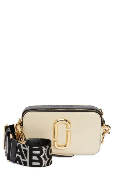 Marc Jacobs The Snapshot Bag In Cloud White/ Multi