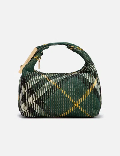 Burberry Peg Mini Green Duffle Bag