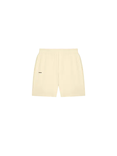 Pangaia 365 Midweight Mid-length Shorts In Travertine Beige