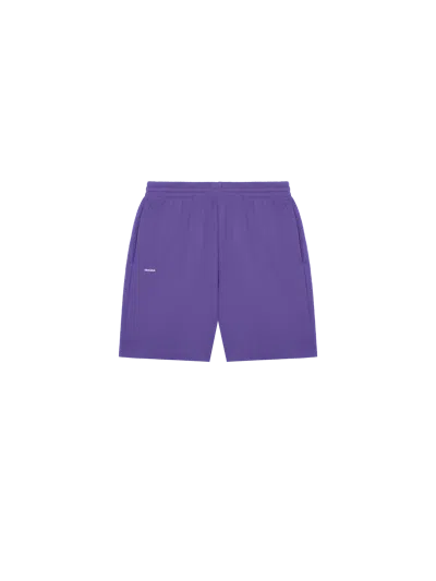 Pangaia 365 Midweight Mid-length Shorts In Ultraviolet