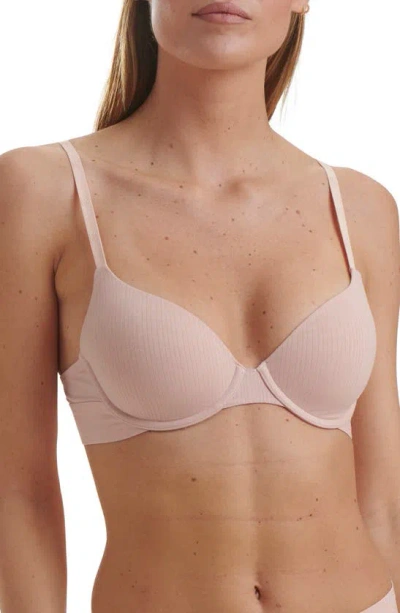 Wolford Lightly Lined Demi Bra In Powder Pink