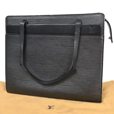Pre-owned Louis Vuitton Croisette Black Leather Shoulder Bag ()