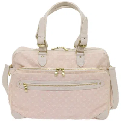 Pre-owned Louis Vuitton Mini Lin Pink Canvas Shoulder Bag ()