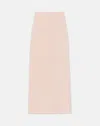 Lafayette 148 Viscose-silk Skirt In Bluff Pink