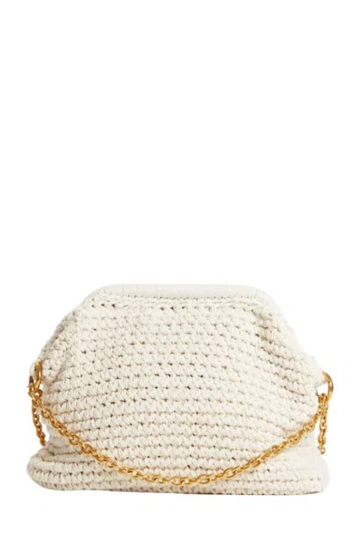 Moda Luxe Christabel Crochet Crossbody Bag In White