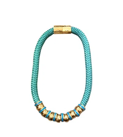 Holst + Lee Classic Necklace In Turquoise In Blue