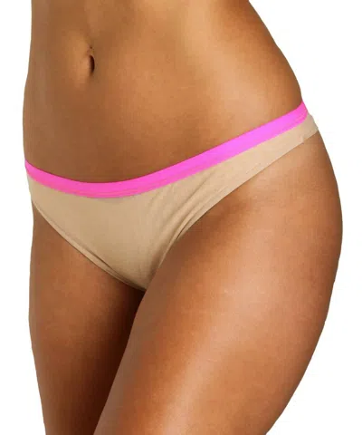 Cosabella New Soire 2 Tone Miniki In Blush/shocking Pink In Multi