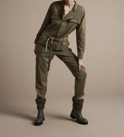 Summum Admiral Jumpsuit In Clay In Grey