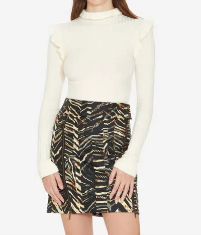 Marie Oliver Tinley Turtleneck Sweater In Whitecap In Multi