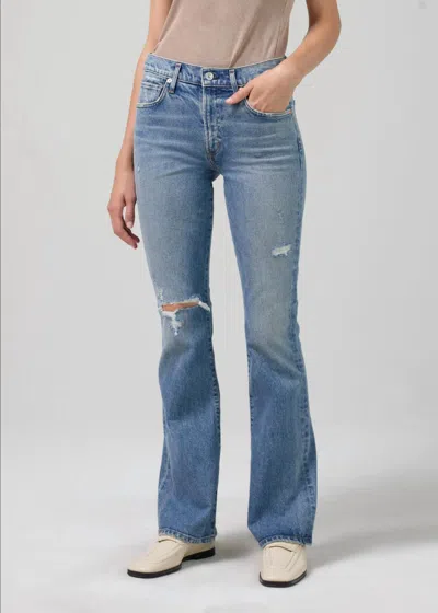 Citizens Of Humanity Emannuelle Low Rise Boot Cut Jean In Meadow In Multi