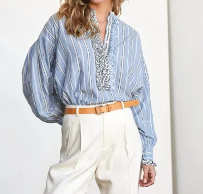 Laurence Bras Maggi Shirt In Combo Stripes In Multi