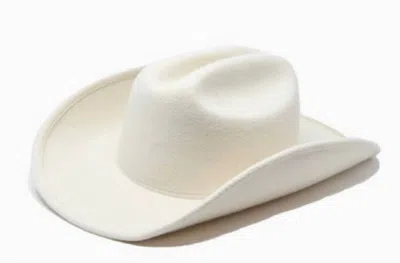 Wyeth Mcgraw Women's Cowboy Hat In Cream In White