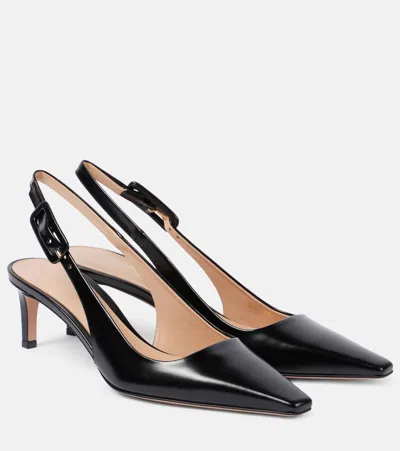 Gianvito Rossi Lindsay 55 Patent Leather Pumps In Black