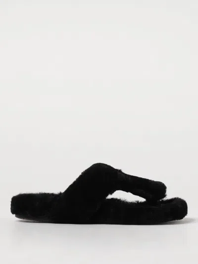 Loewe Flat Sandals Woman Black Woman