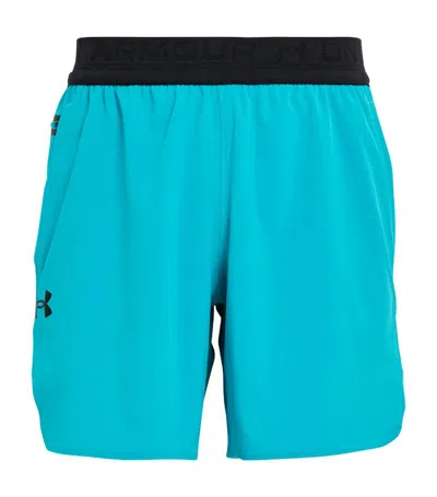 Under Armour Woven Peak Shorts In Blue