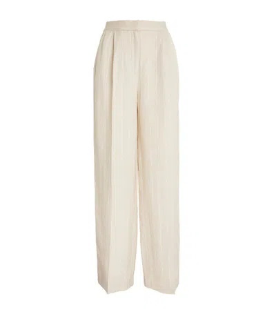Barbour Celeste Tailored Trousers In Neutral