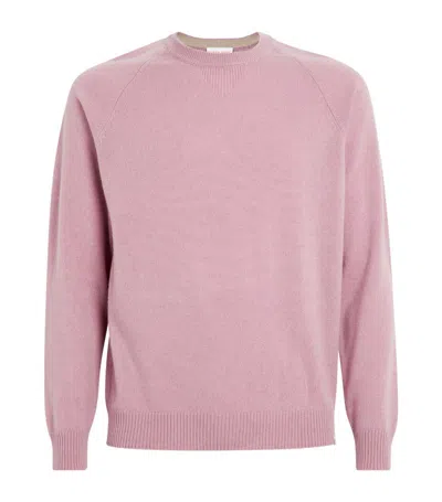 Derek Rose Cashmere Finley Sweatshirt In Pink