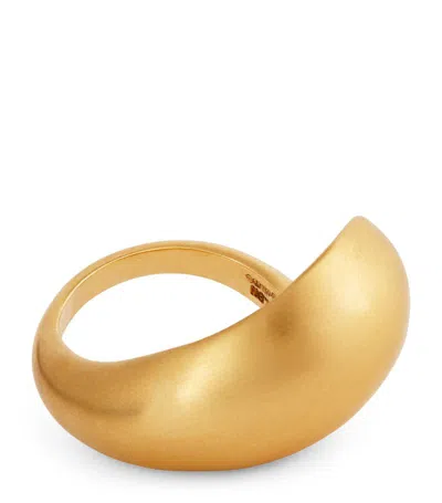 Nada Ghazal Yellow Gold Fuse Basic Ring (size 6.5)