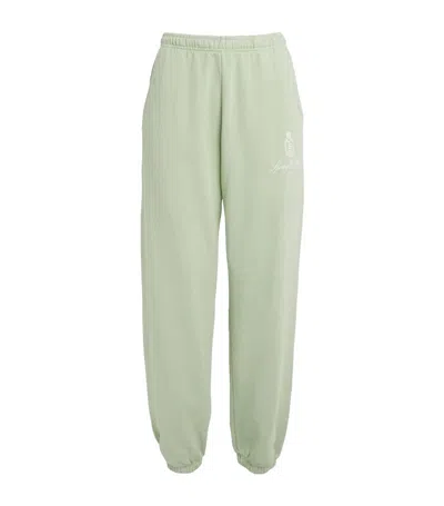 Sporty And Rich Green Vendome Sweatpants In Sage