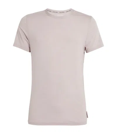 Calvin Klein Modal Lounge T-shirt In Grey