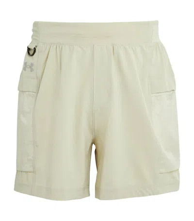 Under Armour Launch Trail Shorts In Brown