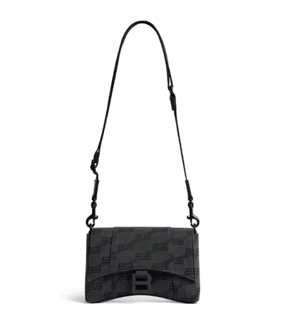 Balenciaga Xxs Downtown Cross-body Bag In Black