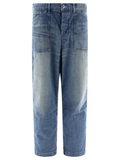 Human Made "baggy" Jeans In Blue