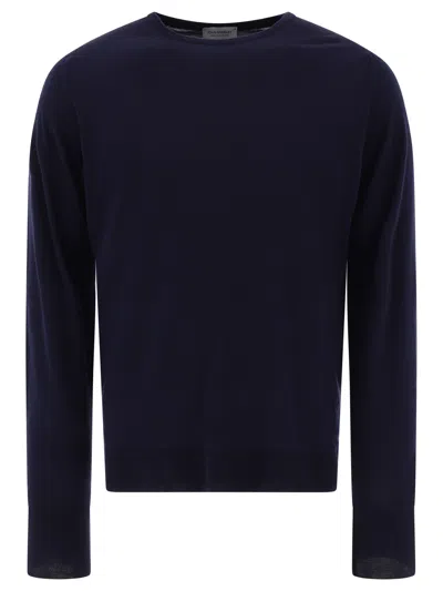 John Smedley "marcus" Sweater In Navy