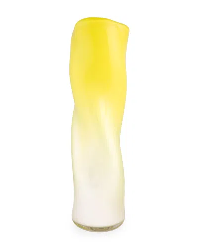 Feyz Studio Tall Vase - Mirrored Yellow