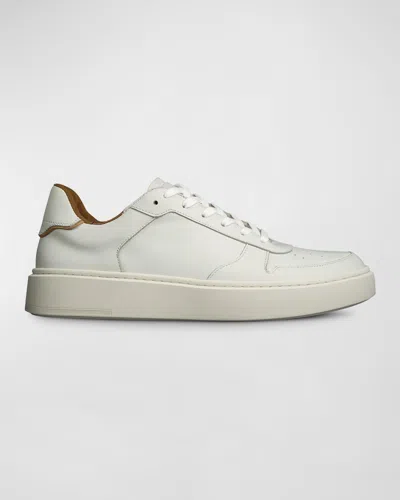 Allen Edmonds Men's Owen Leather Low-top Sneakers In White