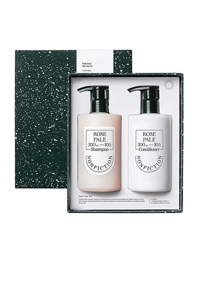 Nonfiction Hair Care Set In Rose Pale