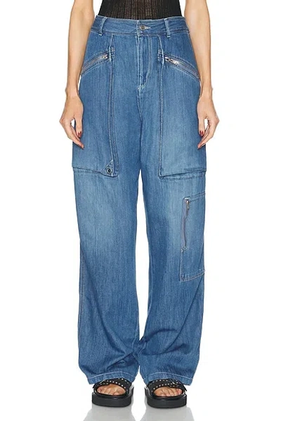 Isabel Marant Jolande Straight-leg Jeans In Blue