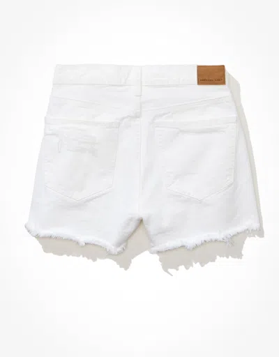 American Eagle Outfitters Ae Denim Mom Shorts In White