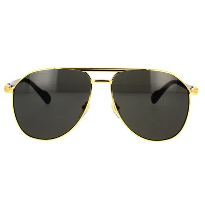 Gucci Eyewear Sunglasses In Gold