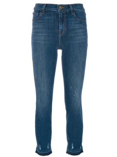 J Brand Maude Tapered Jeans In Blue