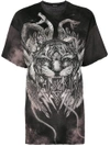 Balmain Oversized Tiger Print T-shirt