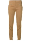 DONDUP DONDUP SLIM FIT TROUSERS - BROWN,DP025GS023DPTD12317403