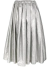 COMME DES GARÇONS midi pleated skirt,DRYCLEANONLY