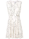 CARVEN floral print dress,3112R30212313637