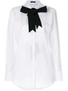 DOLCE & GABBANA CONTRAST PUSSYBOW SHIRT,F5I03ZFU5GK12286357