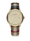BURBERRY ROUND STAINLESS STEEL WATCH,0400093832526