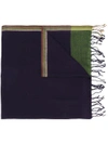 PAUL SMITH woven fringed scarf,ATXC676DS134712285244