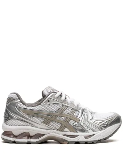 Asics Gel-kayano 14 "white Midnight" Sneakers In Silver