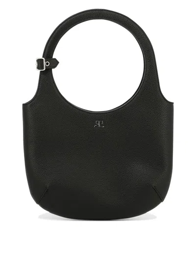 Courrèges "holy" Handbag In Black