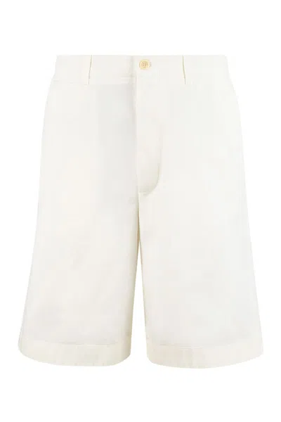 Gucci Cotton Drill Shorts In White