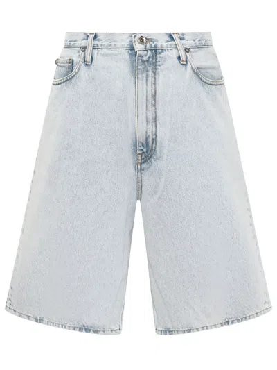 Off-white Shorts In Blue